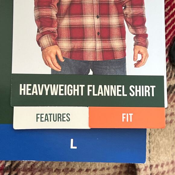 Orvis Heavyweight men’s plaid flannel button front shirt jacket shaket - Picture 6 of 11